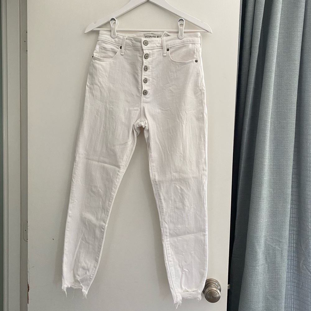 EUC Abercrombie & Fitch High Rise Skinny Ankle Jeans 29
